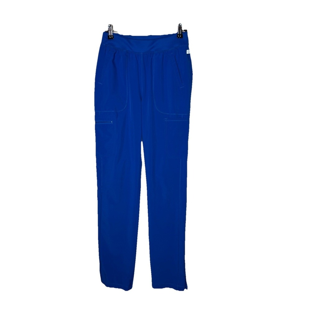 Cherokee Infinity‎ Women's Blue Scrub Pants Stretchy Tall Approx Small